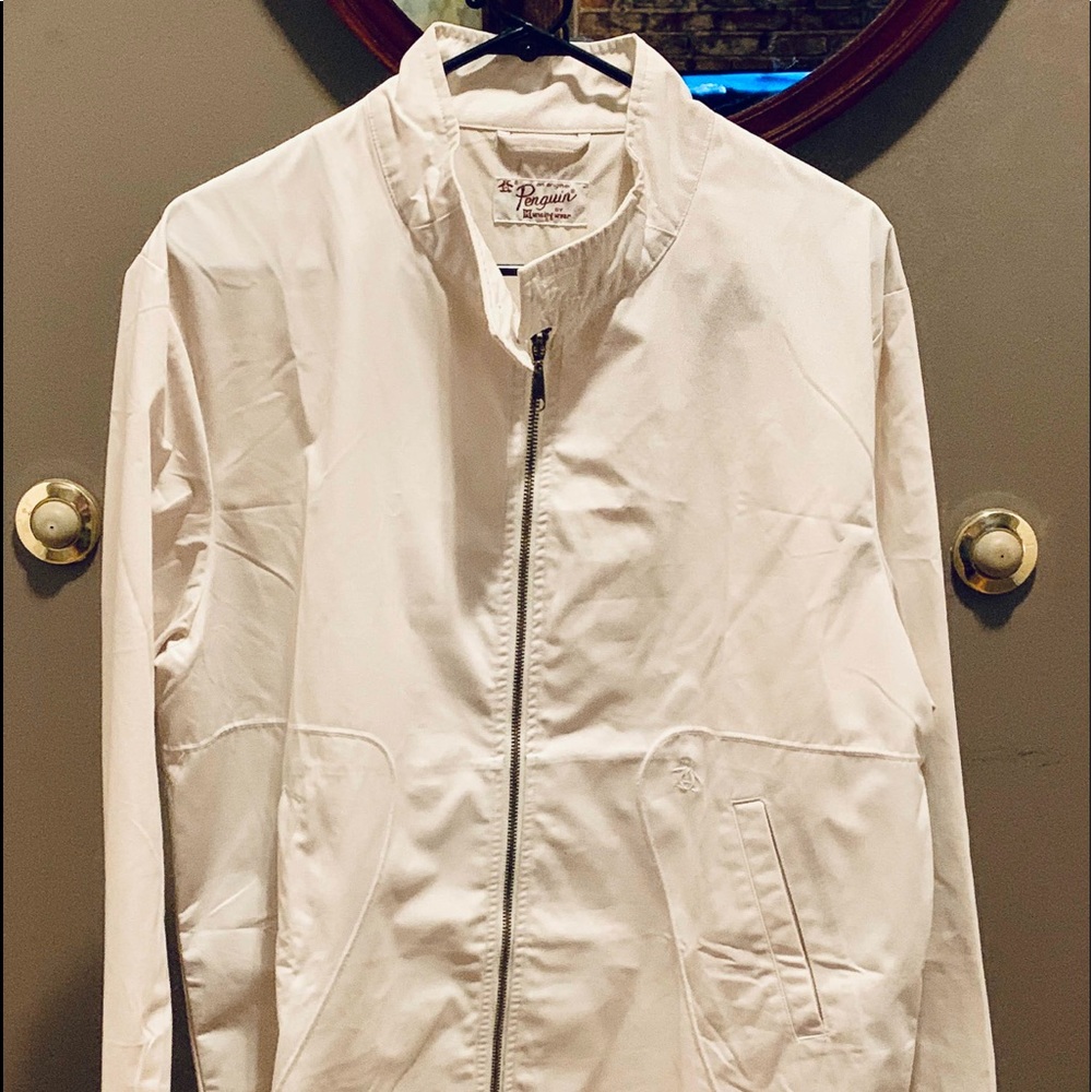 Penguin Windbreaker jacket - White/Cream Color - L